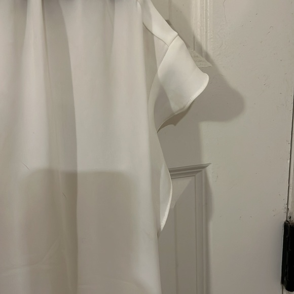 J. Crew Button Up V Neck Blouse SZ MED - Picture 3 of 5